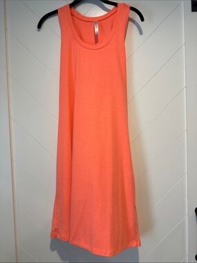 Fabletics Coral Scoop Neck Midi Dress